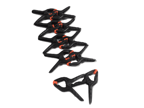 x10 Plastic Tarpaulin Spring Clamps | SecureFix Direct