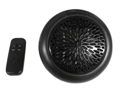 Plug In Wall Heater 1000W (Small Electric Garage Timer & Remote)