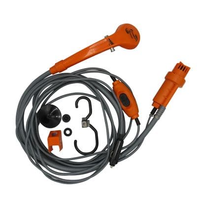 Portable Camping Shower 12V (Electric Outdoors with Accessories)