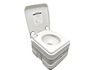 Portable Toilet 10L - Porta Potty Camping Caravan Motorhome Light