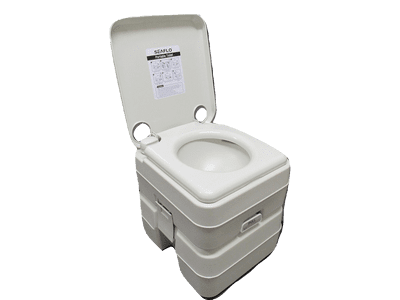 Portable Toilet 20L - Porta Potty Camping Caravan Motorhome Light
