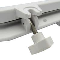 400MM x 200MM White Rectangular Porthole With 4MM Tempered Glass-Boat Narrowboat Portlight Yacht Marine