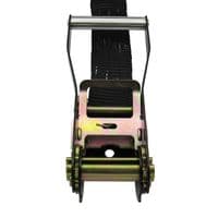 Ratchet Straps 50MM 5T 5M X1 (Tie Down Heavy Duty Endless Cargo Recovery Trailer Claw Hook Black)