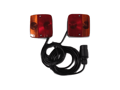 Rear Magnetic Trailer Lights With 7.5M Cable - Tractor Light Board Trailer Towing Lamp