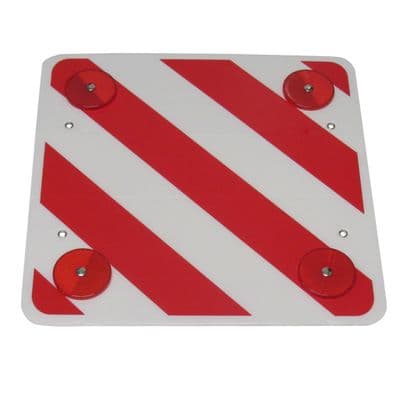 Rear Warning Sign (Protruding Corrugated Reflective Safety Signal Hazard Motorhomes)