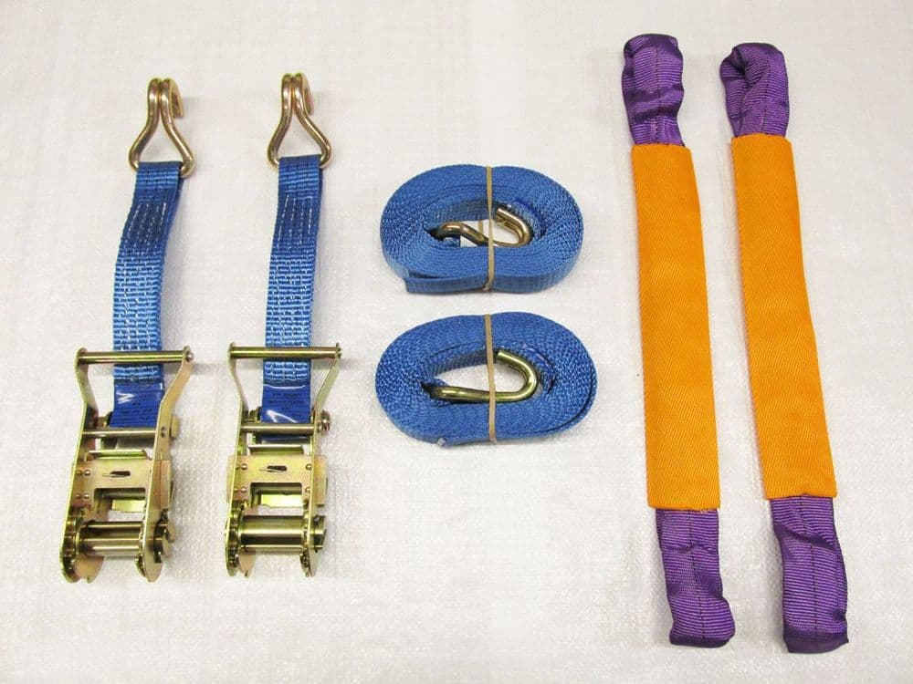 Recovery Ratchet Straps 35MM x 6M x2 SecureFix Direct