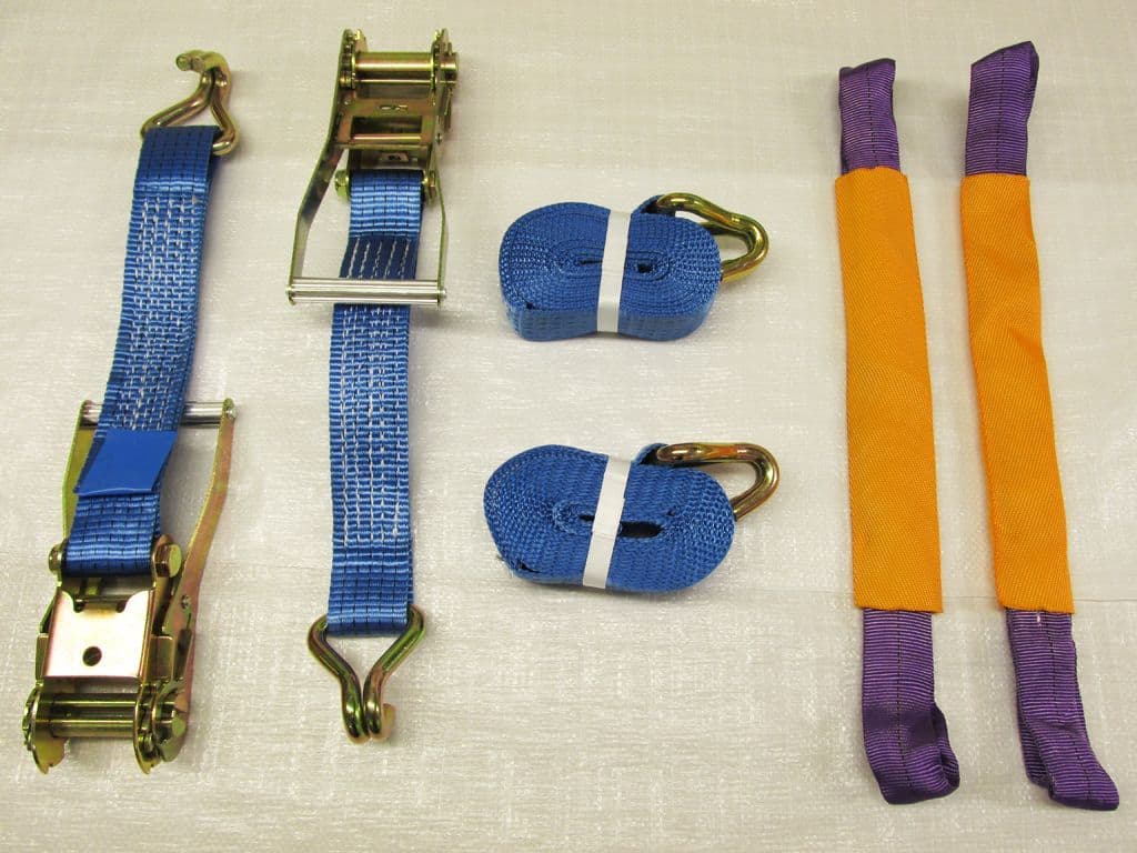 x2 Round Sling Ratchet Strap 50MM x 4M | SecureFix Direct