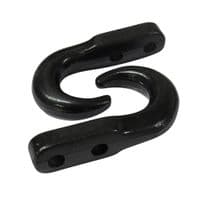 Black J Towing Hook x2 | SecureFix Direct