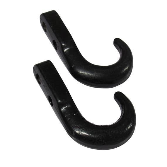Black J Towing Hook x2 | SecureFix Direct