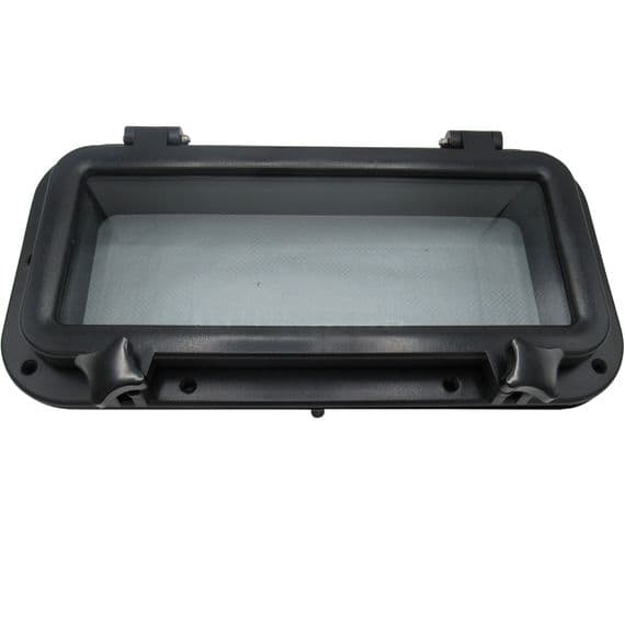 Black Marine Porthole Window (400MMx200MM) | SecureFix Direct