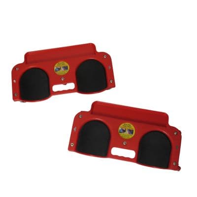 Rolling Padded Knee Protection Pads  x2 (Kneeling Board Mat Wheels Kneeboard)