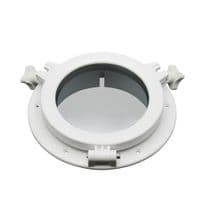 White Round Boat Porthole 265MM X 160MM | SecureFix Direct