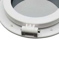 White Round Boat Porthole 265MM X 160MM | SecureFix Direct