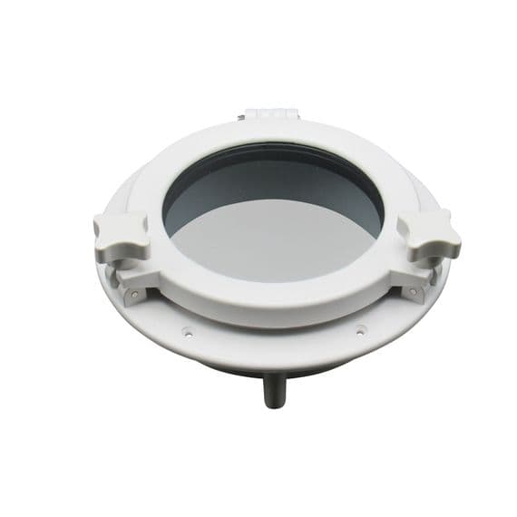 White Round Boat Porthole 265MM X 160MM | SecureFix Direct