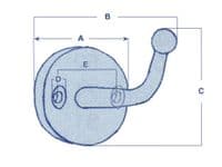 37MM Stainless Single Open Hook | SecureFix Direct
