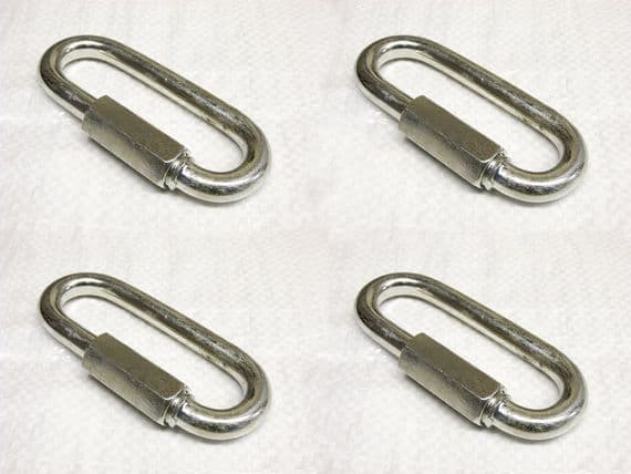 Galvanised Long Series Quick Link 10MM X4 | SecureFix Direct