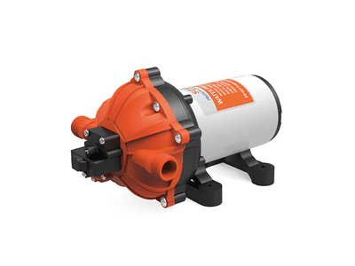 Self Priming Diaphragm Water Pump 24V 15LPM 60PSI (Adjustable Pressure Switch Caravan Marine Boat)