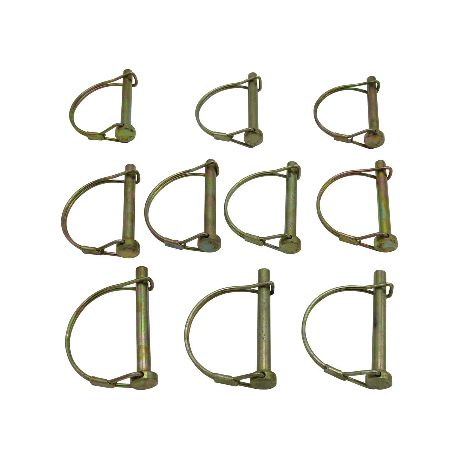 11MM x 100MM Shaft Locking Pins x10 SecureFix Direct