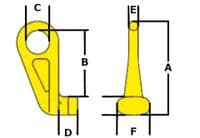 G80 Shipping Container Lifting Hook | SecureFix Direct