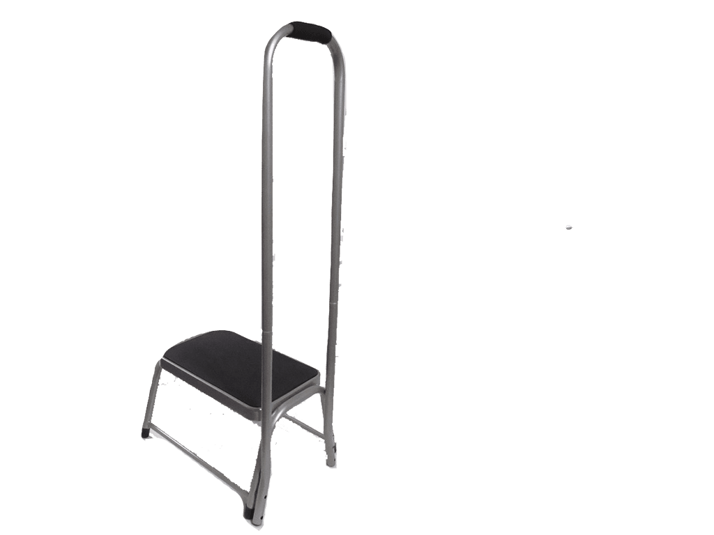 Single Step with Support Handrail | SecureFix Direct