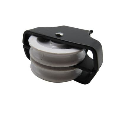 Single Double Line Pulley Wheel (Screw In Plate Washing Clothes Airer Indoor Drying Creel Kit)