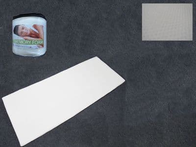 Single  Memory Foam Mattress Topper (Back Pain Caravan Motorhome Bed)