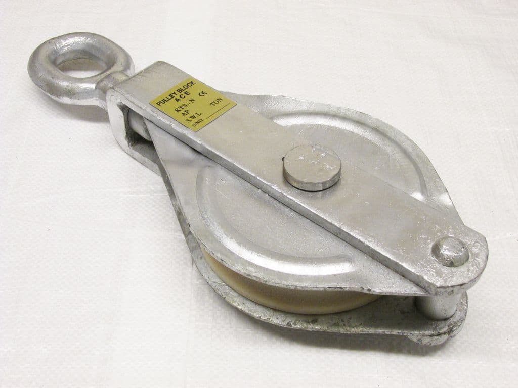3T 150MM Single Sheave Block With Eye Securefix Direct