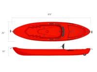 2.7M Sit On Kayak 125KG Capacity | SecureFix Direct