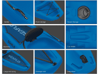 Single Person Kayak Sit On Top Blue | SecureFix Direct
