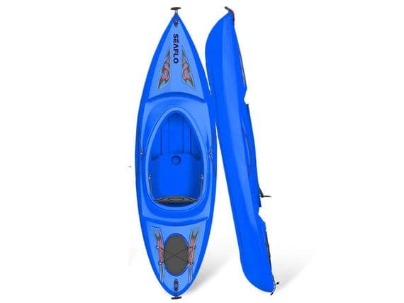 Orange Solo Sit In Kayak One Person  | SecureFix Direct