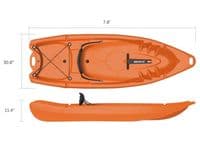 SFZZKAYACY2002 Adult & Child Sit On Top Kayak | SecureFix Direct
