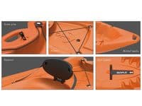SFZZKAYACY2002 Adult & Child Sit On Top Kayak | SecureFix Direct
