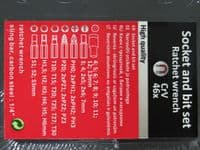 Socket & Wrench Bit Set - DIY Hand Tools Screw Drivers