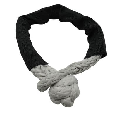 Soft Rope Shackle 9384KG (Recovery 4x4 Knot Marine Off Road Winch Tow 8MM Silver)