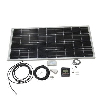 Solar Panel Kit Battery Charger 100W - 150W (Caravan Camper Off Grid Power Supply Monocrystaline)