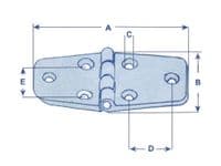 Stainless Steel Butt Hinge 100MM | SecureFix Direct