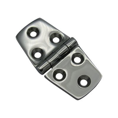 Solid Drawn Butt Hinge Stainless Steel 38MM x 75MM (Internal External Door)