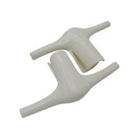 PVC Stanchion Spreader Boots 46MM x2 | SecureFix Direct