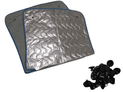 Sprinter 2006-2018 Thermal Window Blind 3Pc Kit (Internal Insulated Mercedes Motorhome Windscreen)