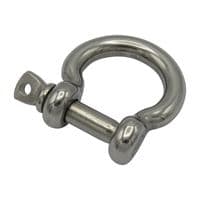 Stainless Steel Bow Shackle 8MM | SecureFix Direct