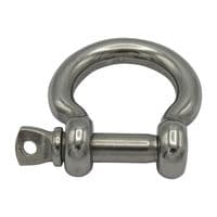 Stainless Steel Bow Shackle 8MM | SecureFix Direct