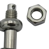 2 Ton Stainless Safety Pin Bow Shackle | SecureFix Direct