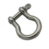 Stainless Steel Bow Shackles 4MM x2 | SecureFix Direct
