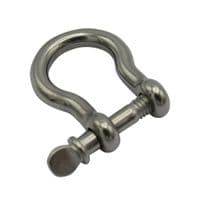 Stainless Steel Bow Shackles 4MM x2 | SecureFix Direct