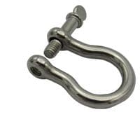 Stainless Steel Bow Shackles 4MM x2 | SecureFix Direct