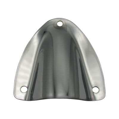 Stainless Steel Clamshell Air Vent (55MM x 57MM Grille Metal Boat Duct)