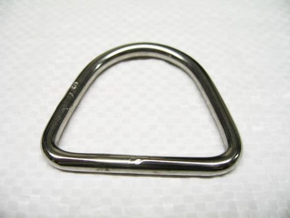 4MM x 40MM D Ring Stainless 316 | SecureFix Direct