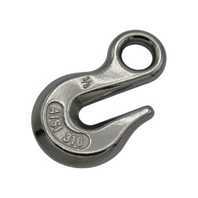 Stainless Steel Eye Grab Hook 6MM (Chain Shortener Rigging Marine)