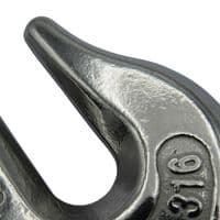 8MM Stainless Eye Type Grab Hook | SecureFix Direct