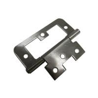 Pair Stainless Steel Flush Hinges | SecureFix Direct